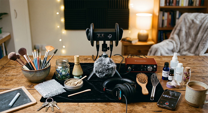 Soft tactile objects used to create ASMR triggers
